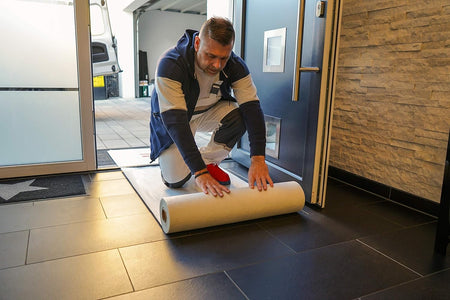 AVH-160 Zelfklevend Afdekvlies Heavy wit 160-grams (voor een scherpe pallet prijs, mail/app/bel) - Duopro.nl