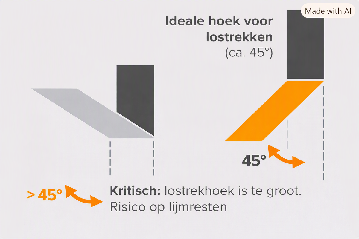 Hoe verwijder ik mijn tape?