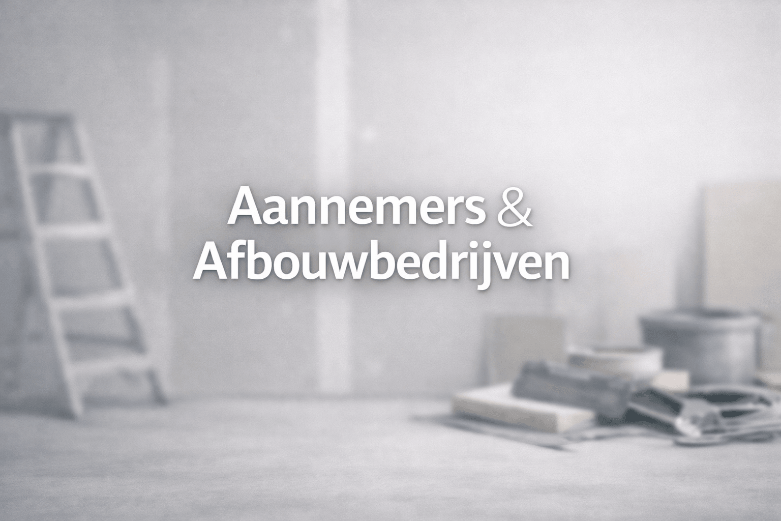 Aannemers & Afbouwbedrijven - Duopro.nl