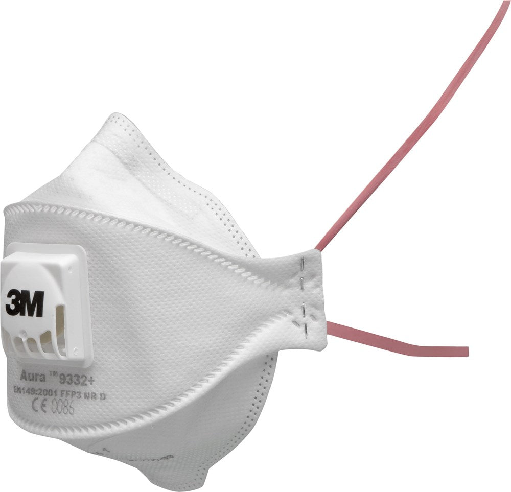 3M Aura 9332+ stofmasker FFP3 + ventiel