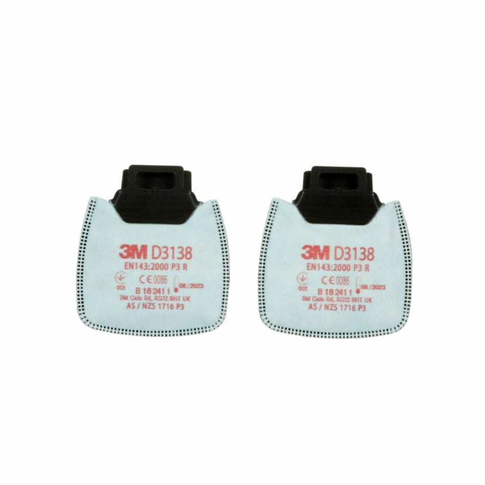3M Secure Click Stoffilter D3138, P3 R