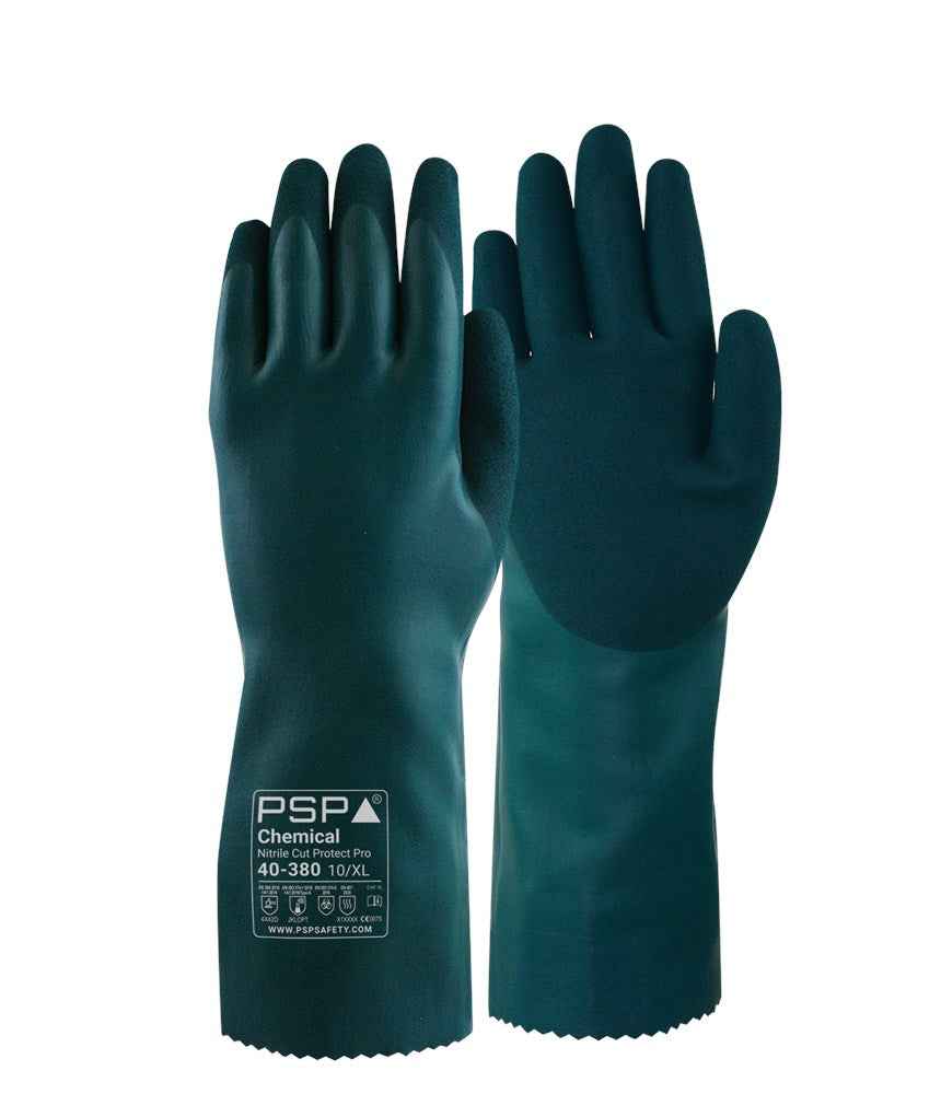 40-380 Chemical Nitrile Cut Protect Pro werkhandschoen - Duopro.nl