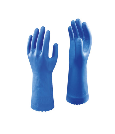 Showa 170 PVC blauw, mt 9-L