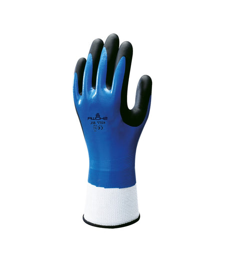 Showa 377 Nitrile Foam bl./zwart, 9-XL