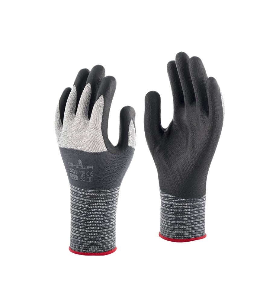 Showa 381 MFT Pro grijs/zwart, 6-S