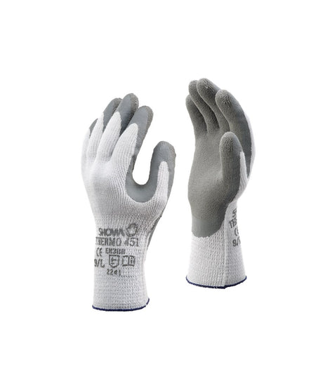 Showa 451 Latex Cold grijs mt 9-L