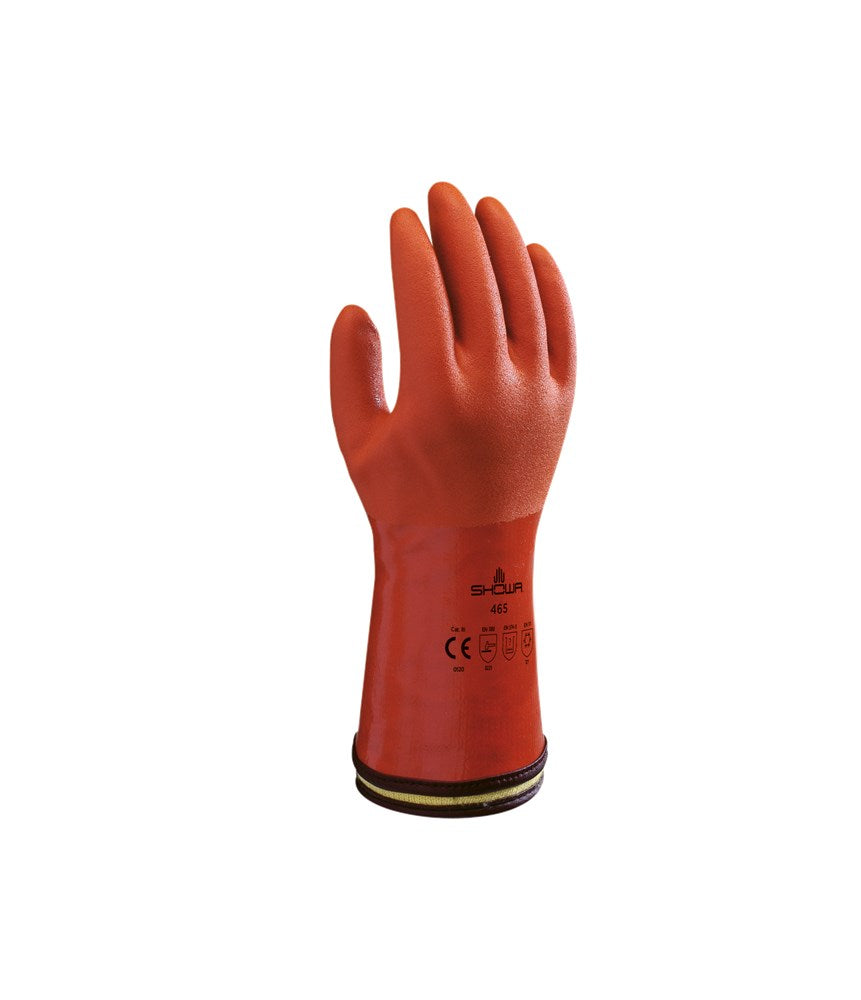 Showa 465 PVC Cold oranje, mt 8-M