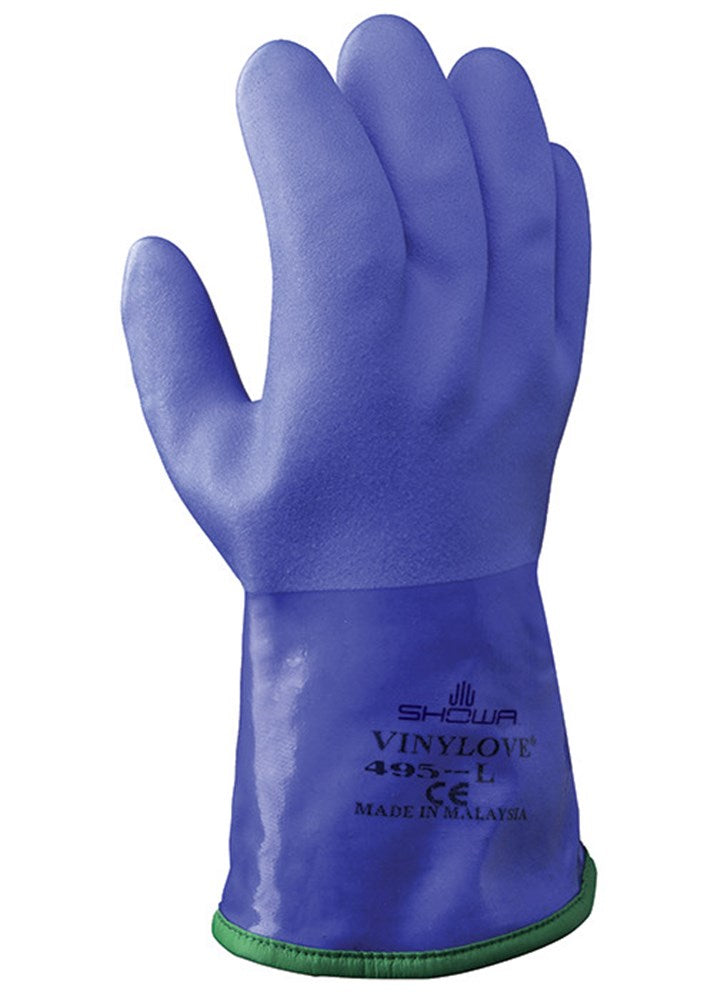 Showa 495 PVC Cold blauw, mt 8-M