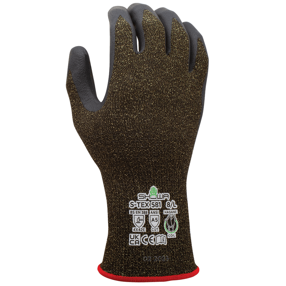 Showa S-TEX 581 grijs/zwart, mt 6-S
