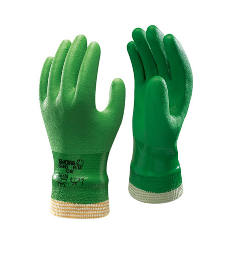 Showa 600 PVC groen, mt 10-XL