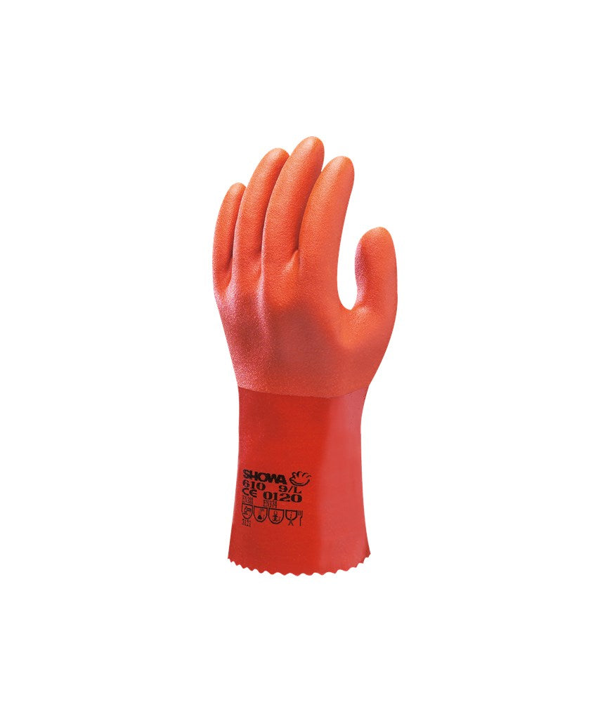 Showa 610 PVC oranje, mt 8-M