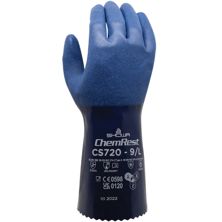 Showa 720CS Nitrile blauw, mt 10-XL