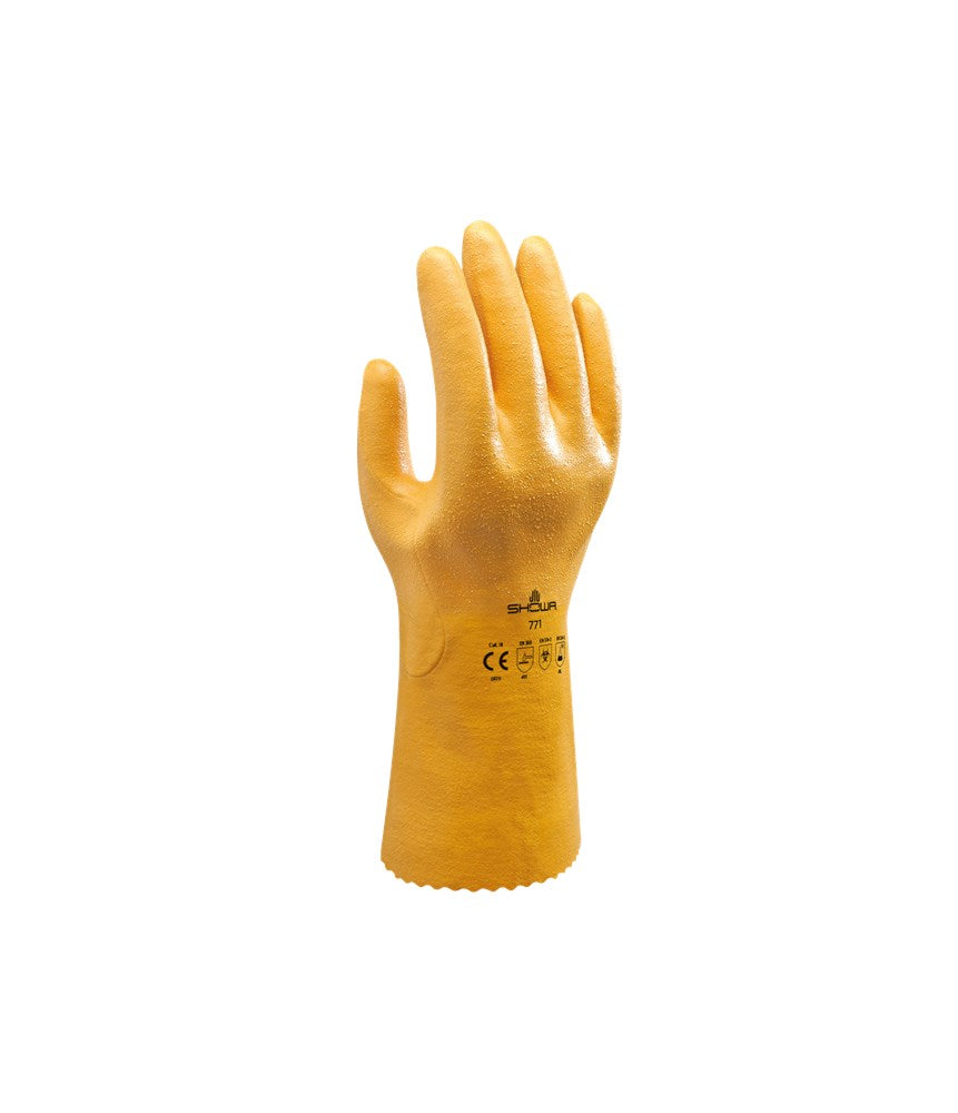 Showa 771 Nitril geel, mt 8-M