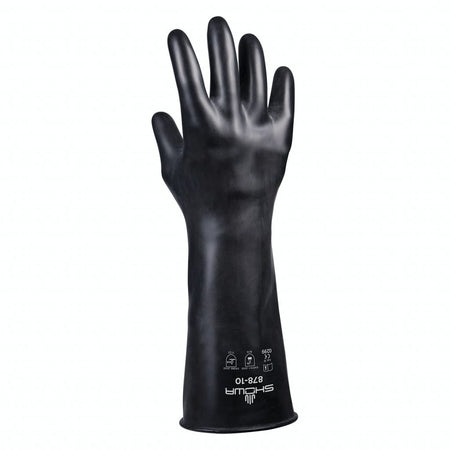 Showa 878 Butyl zwart 35 cm, mt 9/L