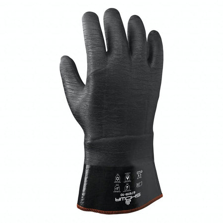 Showa 6781R zwart, mt 10-L