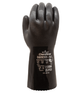 Showa 660 ESD PVC coating, mt 10XL