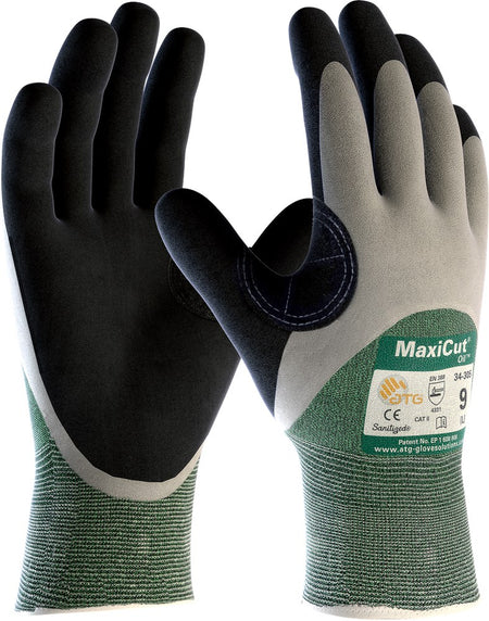 ATG MaxiCut Oilgrip 34-305 groen, mt 7