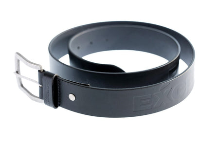 Riem van leer zwart, lengte 100 cm