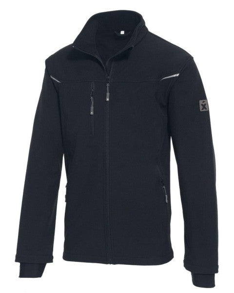 Excess Softshell Jack 218 zwart, mt S