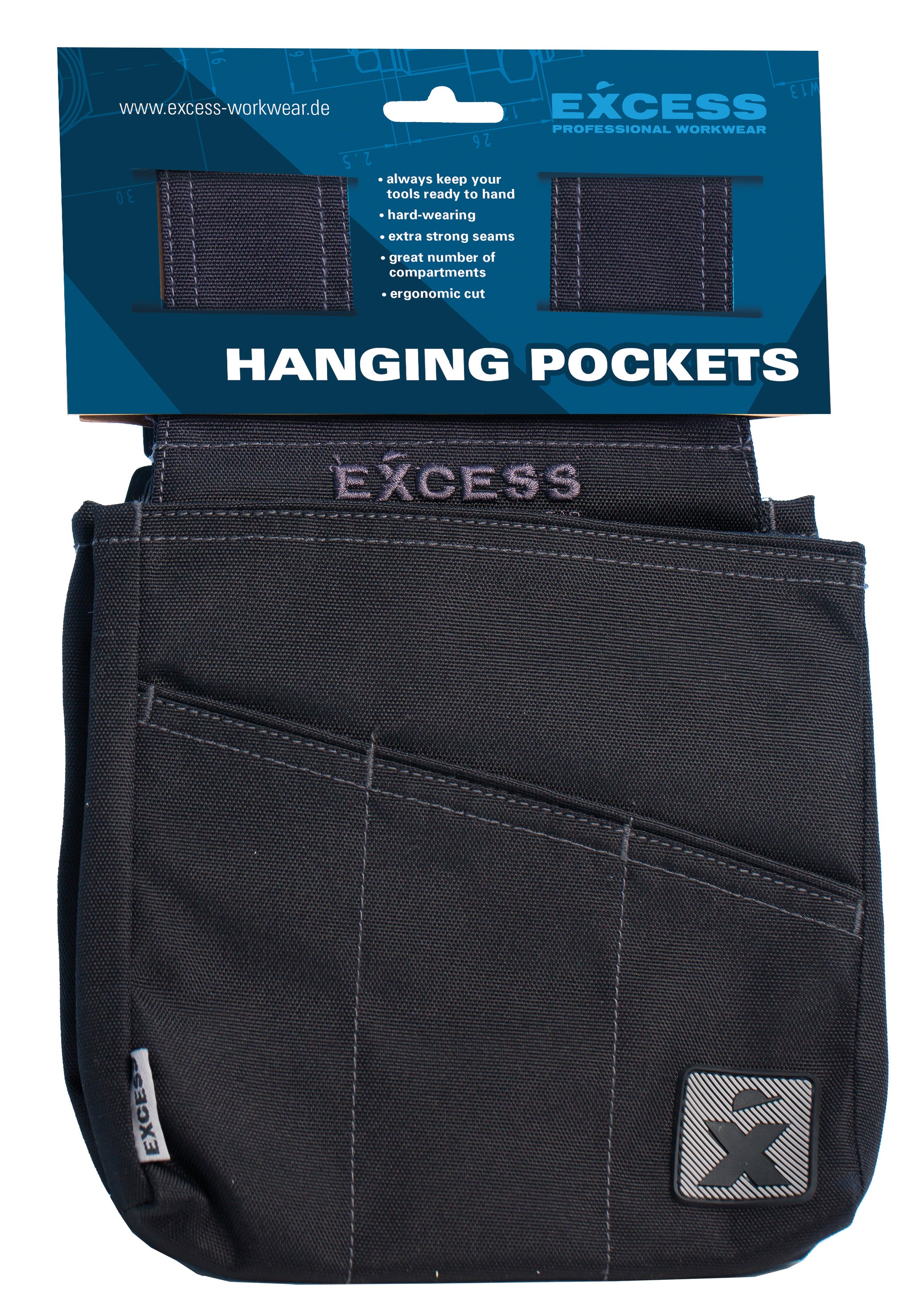 Excess riemtas 060 polyester grijs