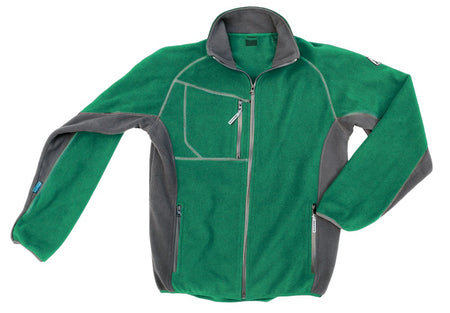 Fleece jack Champ 211 groen/grijs mt M