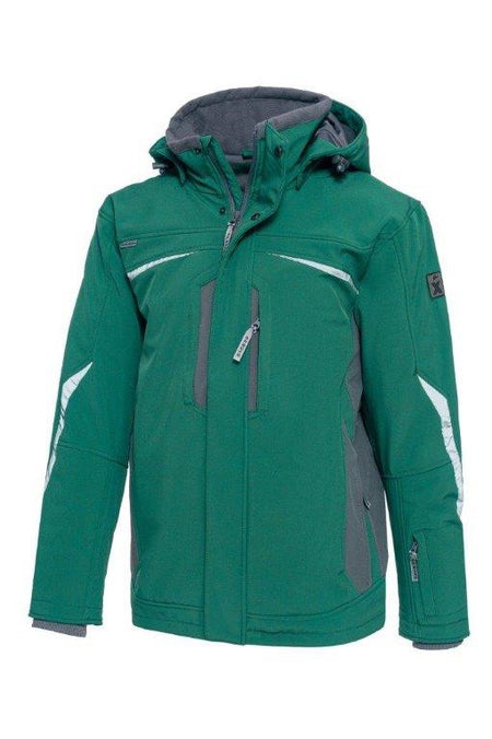 Softshell winterjack 318 groen/grijs 3XL