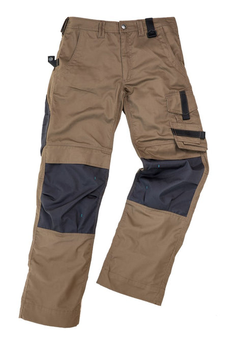 Werkbroek Champ 592 beige/grijs, mt 44