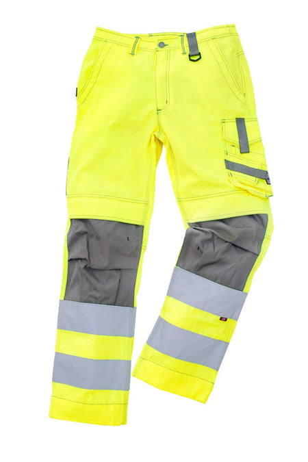 Werkbroek Champ Reflex 592 geel/grijs 50