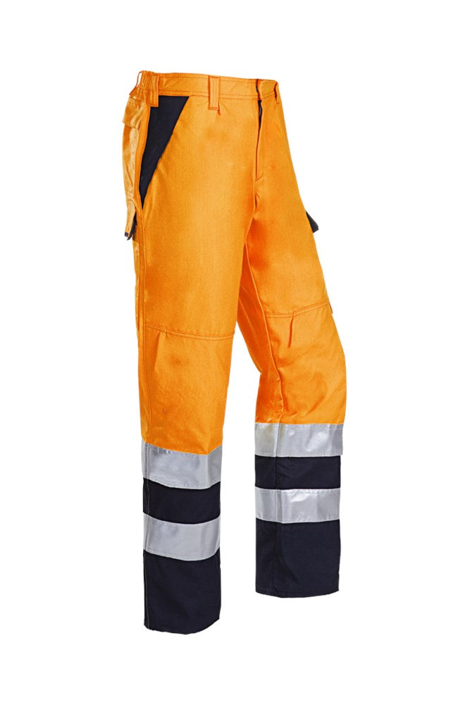 022V Broek Arudy fluo oranje/marine R44