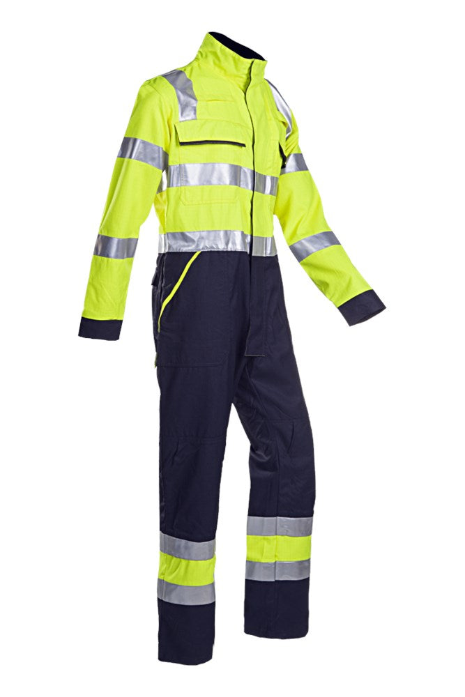026V Overall Fareins fluo geel/mar R44