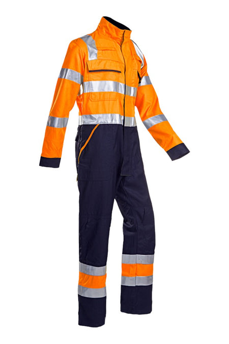 026V Overall Mornant fluo oranje/mar R62