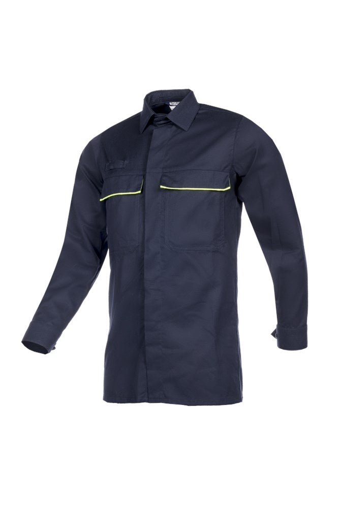 065V Hemd Kendal marineblauw S