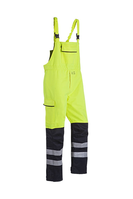 1004 Bavetbroek Pedley fluo geel/mar L