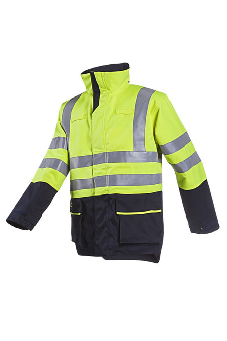 1005 Blouson Kelford fluo geel/mar 3XL