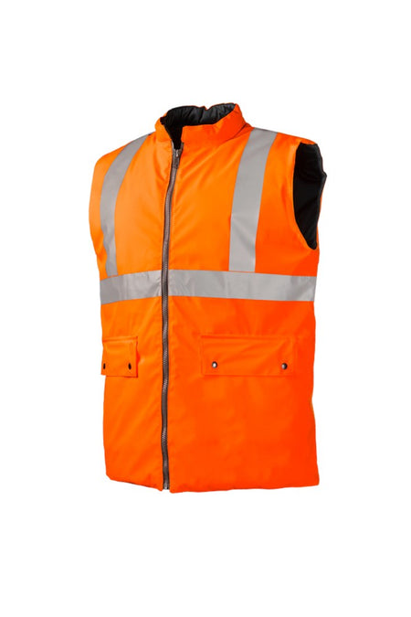 1148 Bodywarmer Arras fluo oranje M