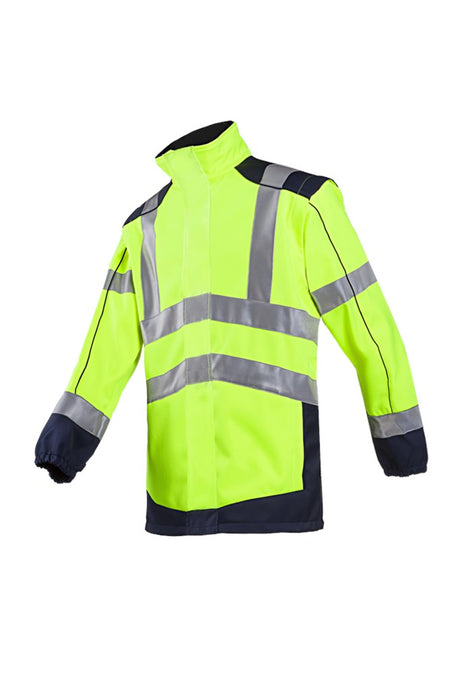 167A Softshell Drayton fluo geel/mar S