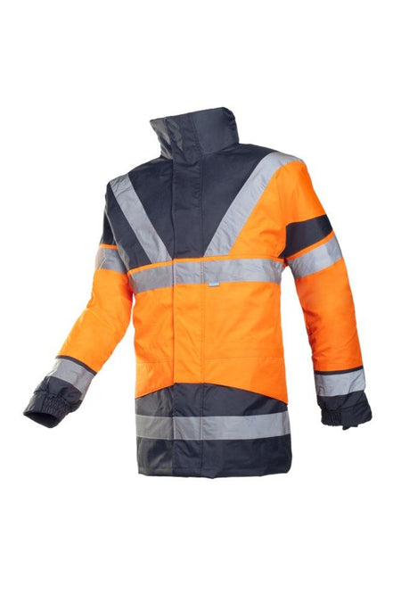 209A Parka Skollfield fl. oranje/mar 4XL