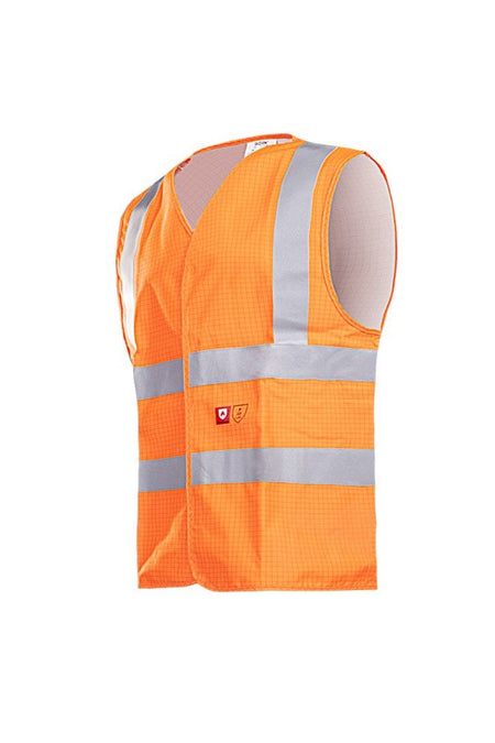 307A Waistcoat Hellisan fluo oranje 2XL