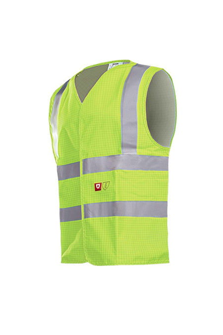 307A Waistcoat Hellisan fluo geel 3XL