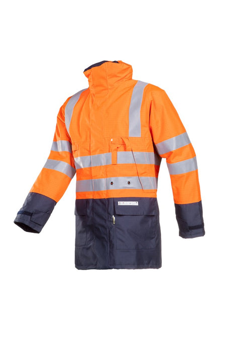 3073 Parka Winseler fluo oranje/mar XL