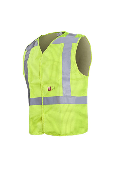 308A WAISTCOAT RAUFAR Fluo Geel S