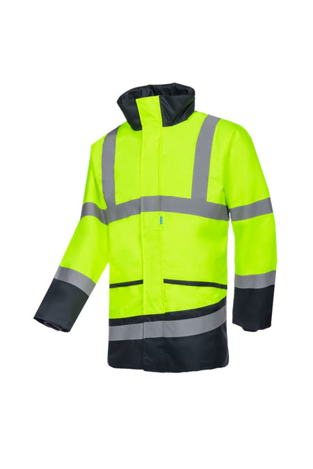 346A Parka Barcley fluo geel/marine XL
