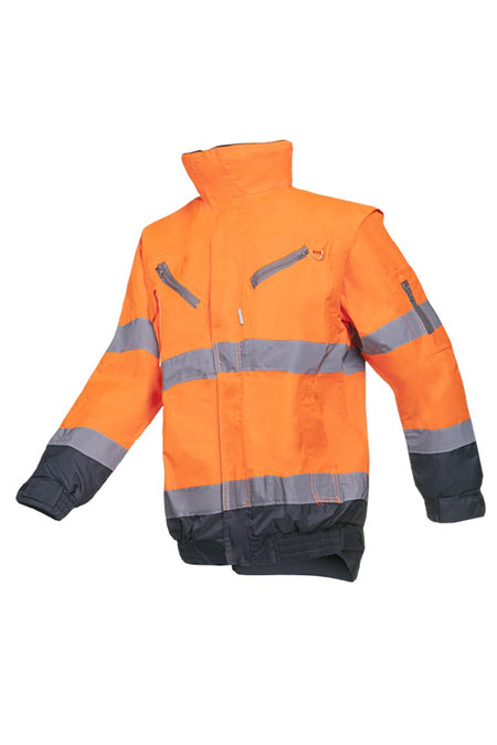 364A Blouson Campbell fl oranje/mar S