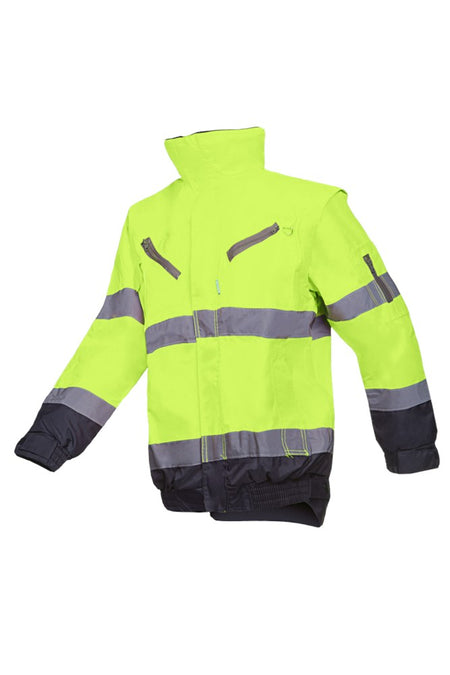 364A Blouson Campbell fluo geel/mar L