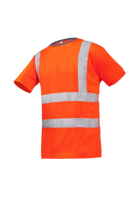 3866 T-shirt Ameno Fluo Rood 2XL
