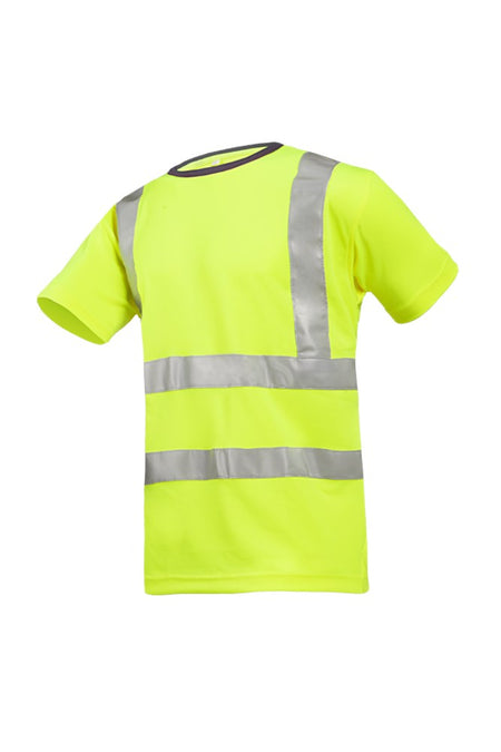 3866 T-shirt Ameno fluo geel S