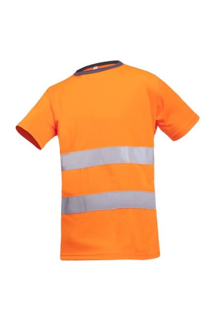 3867 T-shirt Cartura fluo oranje L