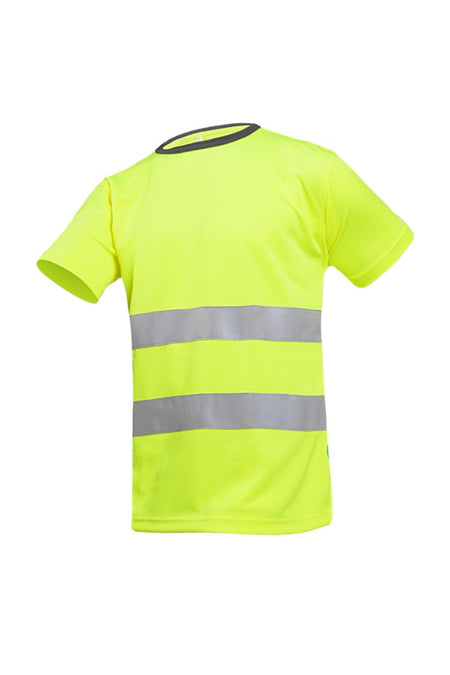 3867 T-shirt Cartura fluo geel L