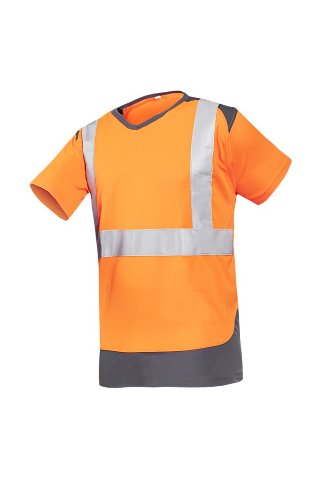 3871 T-shirt Cortic Fl Or/Grs S