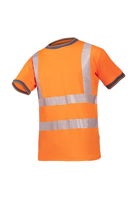 3876 T-shirt Rovito fluo oranje 3XL